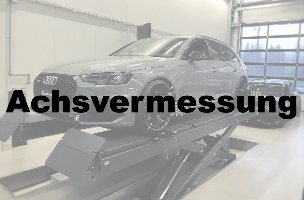 Thump. Achsvermessung