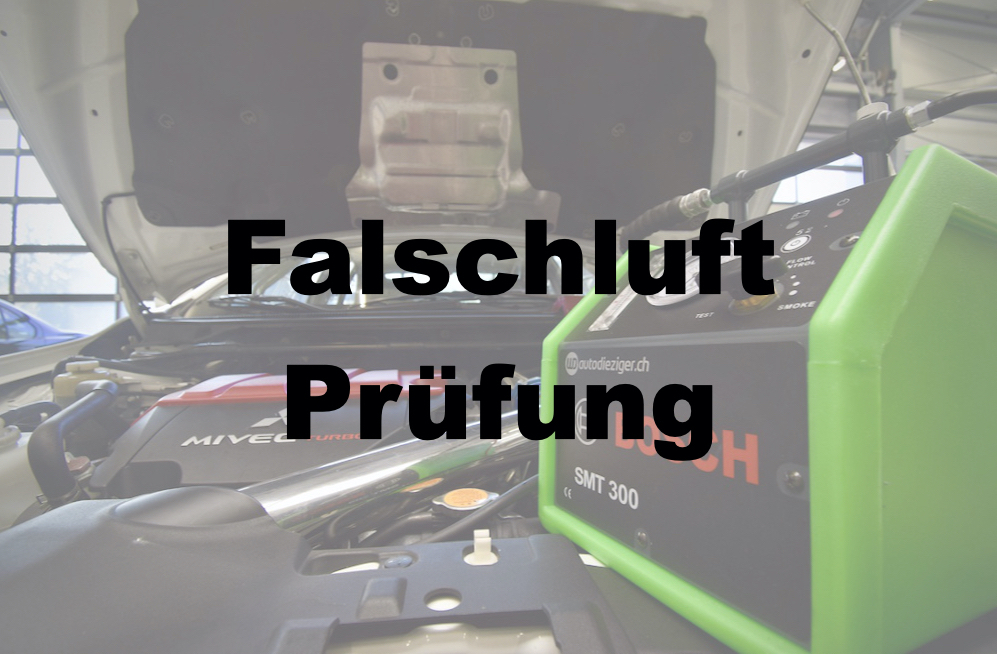 Thump. Falschluftprüfung